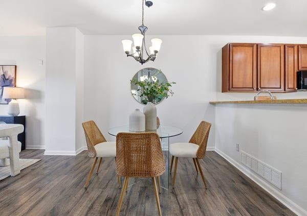 Perfect space for dining.