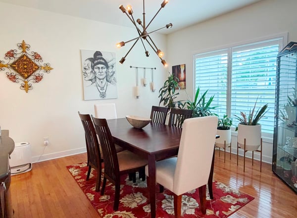 Formal Dining Room w/ Window Shutters