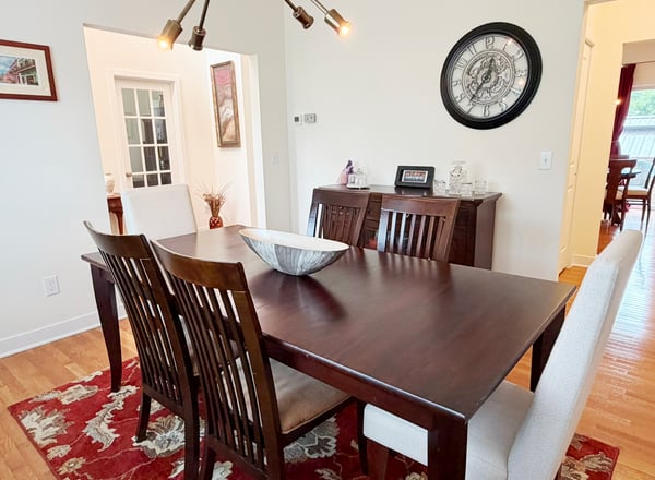Formal Dining Room w/ Hardwood Flooring