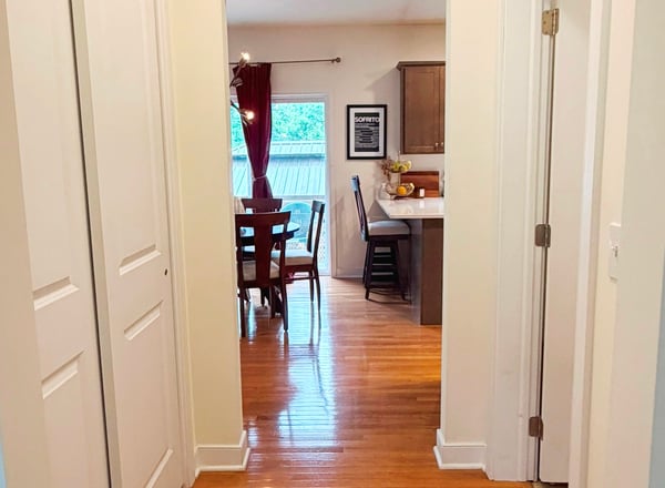 Pantry Closet and Mudroom off Kitchen and Garage