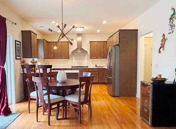Eat-in Kitchen w/ Sliding Door to Porch, Patio & Yard