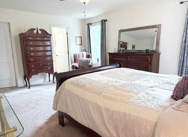 Primary Bedroom w/ Primary Bath