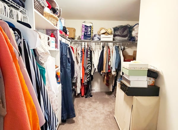 Primary BR Walk-in Closet w/ a Built-in Dresser
