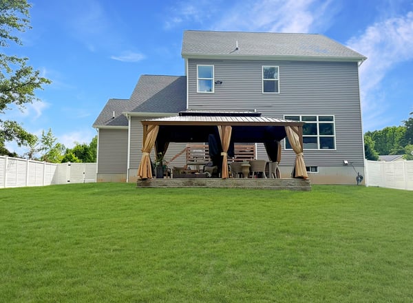 Back Yard w/ Patio
