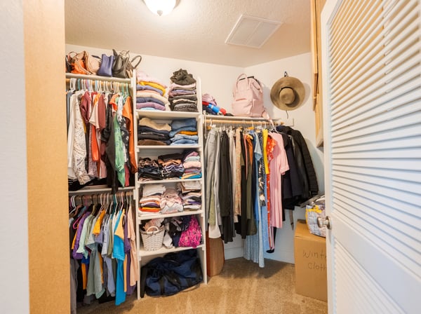Primary Suite Walk-in Closet