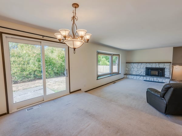 Dining Rm with Slider to Backyard Patio