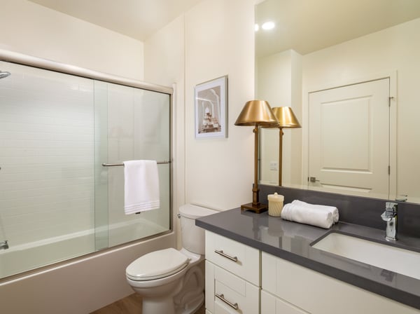 Guest Bathroom -2 Bedrooms Plan