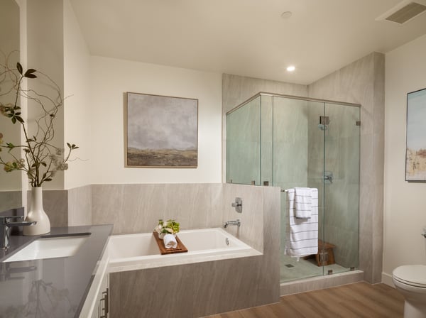 Master Bathroom Has Separate Shower Room and Bathtub