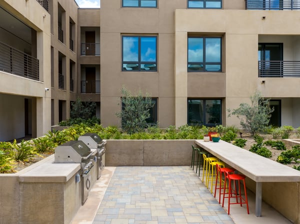Out Door BBQ with Seating Area