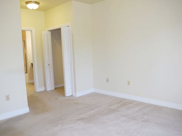 Primary Bedroom w/ 2 Closets including a Walk-in Closet