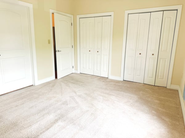 Bedroom 2 with 2 Double Door Closets