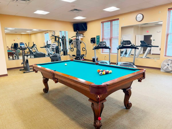 Fitness Center & Billiard Room