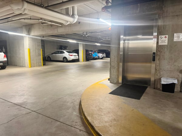 East Elevator to Garage - Parking spot is steps away from the elevator