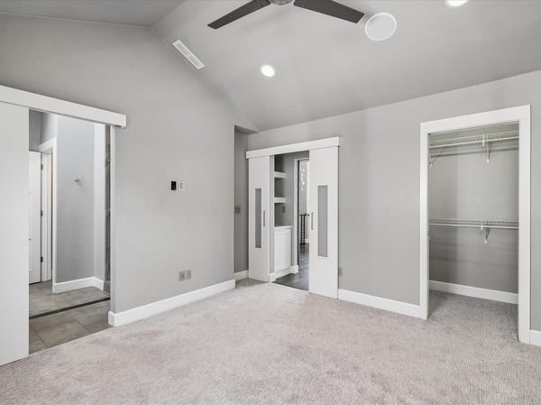 Walk-in closet.