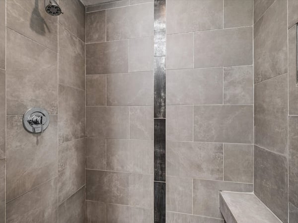 Walk-in shower.