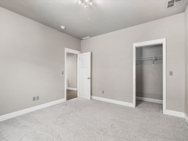 Walk-in closet.