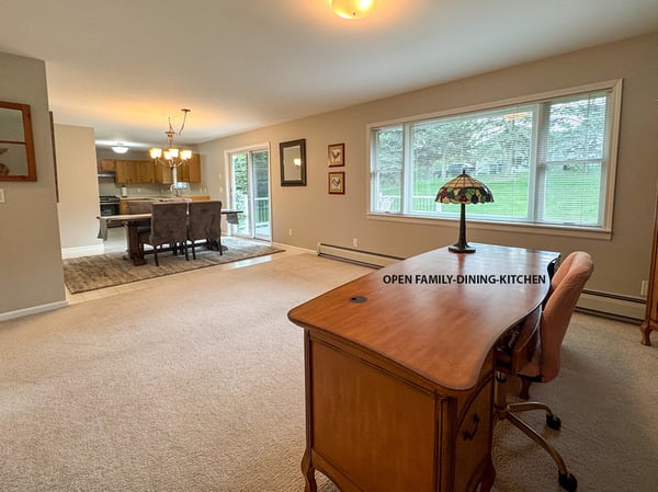 Open Family-Dining-Kitchen
