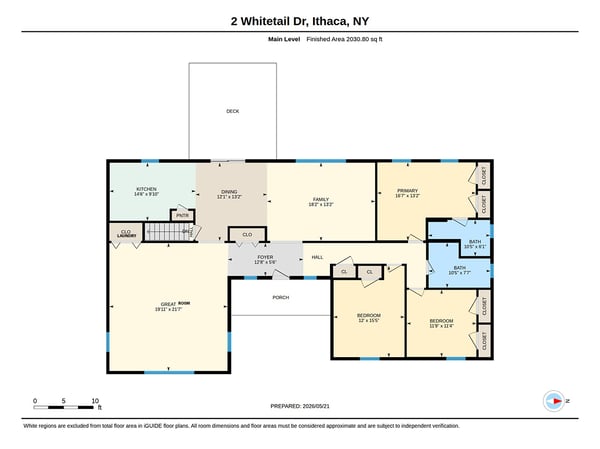 Floor Plan. Single Level Living!