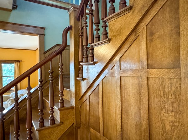 Quarter-sawn White Oak Wainscoting