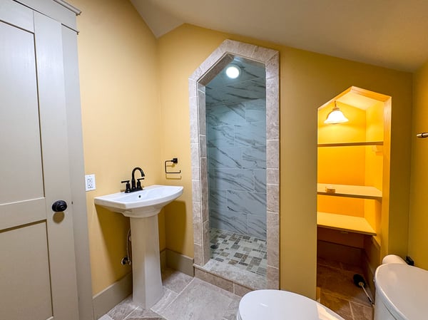Tile Bath 2 with Travertine