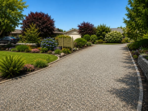A view from the driveway to your street.