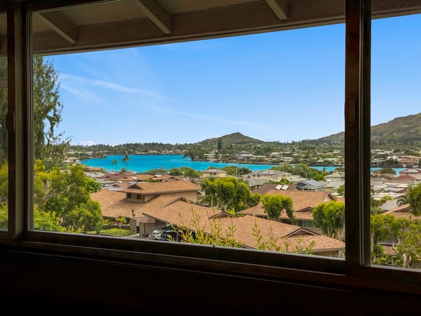 Breathtaking bay views from this property offer a stunning backdrop for your future home.