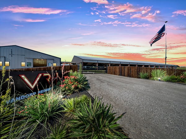 GATED ENTRANCE INTO HORSE FACILITIES