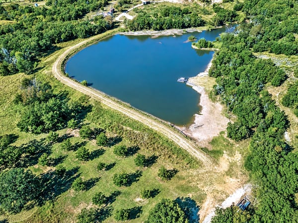 LAKE AND LAND VIEWS