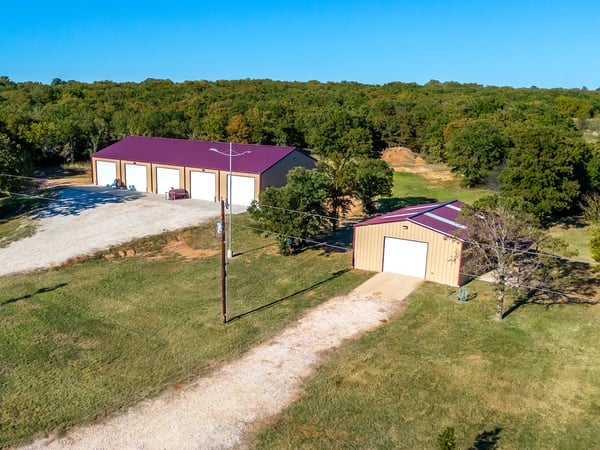 OUTBUILDINGS...Insulated Equipment Bldg Is Approx 50x100 W/5 Overhead Doors And Insulated Workshop Bldg Is Approx 30x40 W/Water And Bathroom