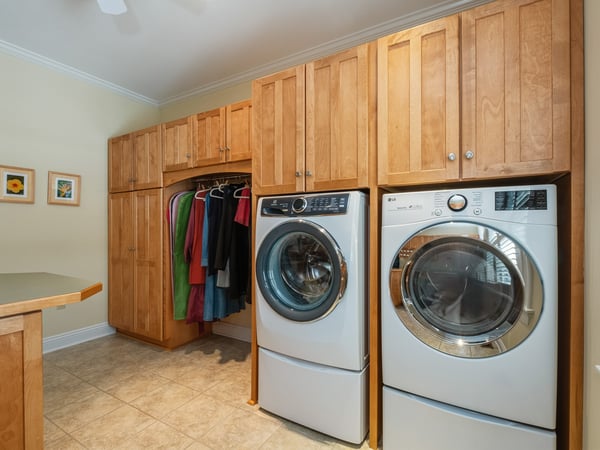 First floor laundry