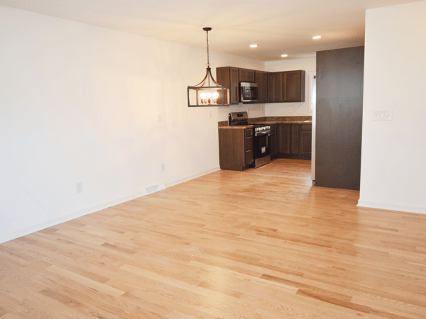 View to Dining Area & Kitchen