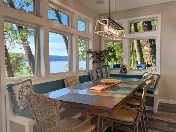 Dining Area with Built-in Banquette Seating