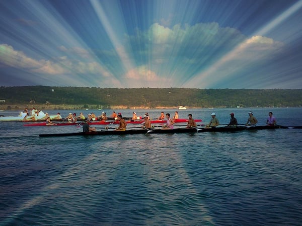 Cornell Crew Practice