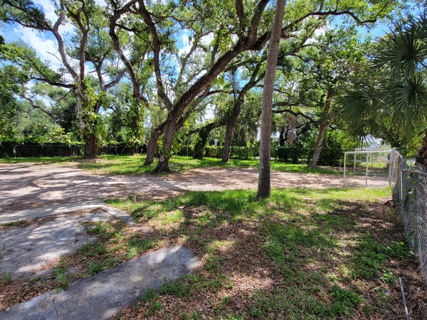 Spacious lot featuring mature trees, perfect for creating your dream outdoor space or home.