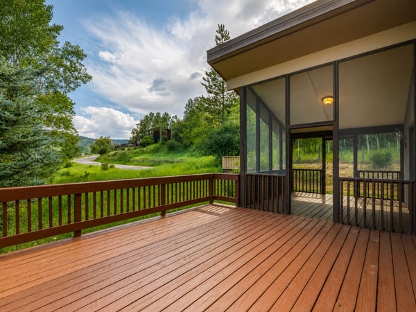 Open and covered deck