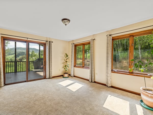 Bonus room off covered porch
