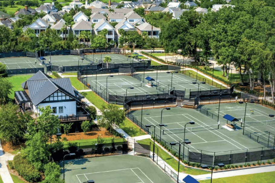 146 of 155. The Daniel Island Club tennis courts.